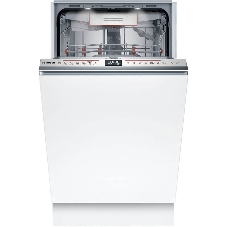 Встраиваемая посудомоечная машина Bosch SPV6ZMX17E, серебристый, 44.8 см, 10 компл., 43 дБ, класс A+++