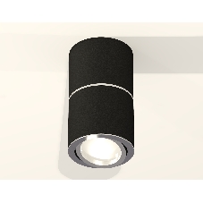 Светильник Ambrella Light XS7402140 SBK/PSL черный песок/серебро полированное MR16 GU5.3 (C7402, A2070, C7402, N7003)