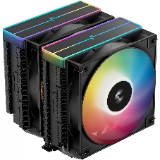 Кулер для процессора DEEPCOOL AG620 BK ARGB V2 черный 120мм алюминий+медь 1850rpm 29.4db 4-pin 260W 157мм