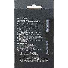 Накопитель SSD 1Tb Samsung 9100 PRO, M.2, PCI-E 5.0 x4, TLC 3D NAND R/W - 14800/13400 Mb/s с радиатором