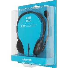 Гарнитура Logitech H111 чёрный, проводная, 3.5 мм