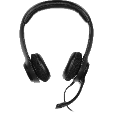 Гарнитура Logitech H390 чёрный, проводная, USB