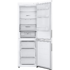 Холодильник LG GC-B459AQQW белый двухкамерный 234/110л морозилка снизу, No Frost
