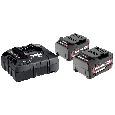 Набор аккумуляторов Metabo в + ЗУ 2 акк 4.0А·ч 18В+ЗУ ASC 30-36