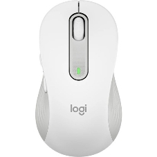 Мышь беспроводная Logitech Signature M650 L белый, 4000 dpi, радиоканал, Bluetooth, USB, кнопки - 5