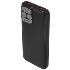 Портативный аккумулятор Perfeo Powerbank Atomic Age 10000 mAh/LED дисплей/PD + QC 3.0/Type-C/2 USB/Выход: 5A, max 22.5W белый