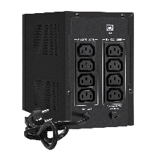 Источник бесперебойного питания ExeGate EP285488RUS SpecialPro UNB-1200.LED.AVR.C13.RJ.USB 1200VA/750W, LED, AVR, 6*IEC-C13, RJ45/11, USB, черный