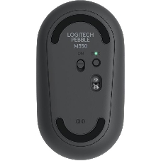 Мышь беспроводная Logitech Pebble M350 графитовый, 1000 dpi, радиоканал, Bluetooth, USB, кнопки - 3