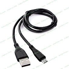 Кабель USB2.0 Cablexpert CCB-mUSB2-AMBMO1-1MB, AM/microB, издание Classic 0.1, 1м, черный, блистер