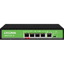 Коммутатор Digma DSP204G-1G-T80, 5×1 Гбит/с, неуправляемый