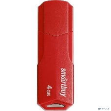 Флешка USB Smartbuy CLUE Red (SB4 GbCLU-R), 4Gb, USB 2.0, R/W 15/5, красный