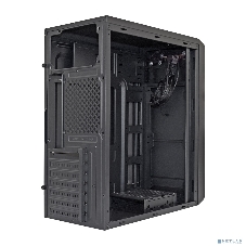 Компьютерный корпус Miditower ExeGate XP-332 Black, ATX, (XP350, Black,120мм), 2*USB, Audio