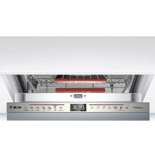 Встраиваемая посудомоечная машина Bosch SPV6ZMX17E, серебристый, 44.8 см, 10 компл., 43 дБ, класс A+++