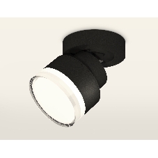Светильник Ambrella Light XM8102028 SBK/FR/CL черный песок/белый матовый/прозрачный GX53 (A2229, A2106, C8102, N8399)