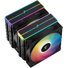 Кулер для процессора DEEPCOOL AG620 BK ARGB V2 черный 120мм алюминий+медь 1850rpm 29.4db 4-pin 260W 157мм