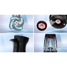 Блендер погружной Bosch MSM6M871 черный, 1200 Вт, 1 скорость
