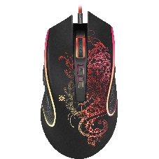 Мышь проводная Defender Venom GM-640L черный, 3200 dpi, USB, кнопки - 8
