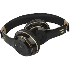 Беспроводные/проводные наушники Harper HB-213 черный/золотой, накладные, Bluetooth + проводной, до 5 ч