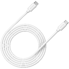 Кабель 100W, 20V/5A, typeC to Type C, 2M with Emark, Power wire :20AWG*4C,Signal wires :28AWG*4C,OD4.5мм, PVC, белый