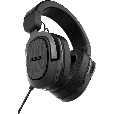 Гарнитура ASUS TUF Gaming H3 чёрный/серый, проводная, mini jack 3.5 мм, регулятор громкости, отключаемый микрофон