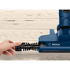 Пылесос вертикальный Bosch BCHF 2MX20 синий, питание от аккумулятора, 150 Вт, уборка сухая, пылесборник 0.4 л