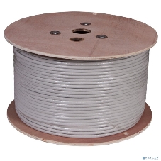 Кабель витая пара Rexant U/UTP, CAT 6A, ZH нг(А)-HF (LSZH), 4х2х0,57 мм, 23AWG, INDOOR, SOLID, серый, 305м PRO