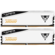 Оперативная память Patriot Viper Elite 5 TUF Gaming, DDR5, 32Gb (2x16 GB), 6000 MHz, CL36, DIMM, радиатор, RGB, белый
