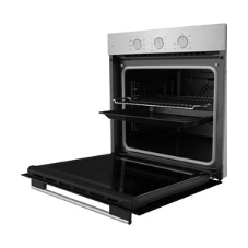 Духовой шкаф электрический Kuppersberg HF 603 BX 60 см, 80 л, High-Tech, 6 режимов, паровая очистка, черный + нерж. сталь