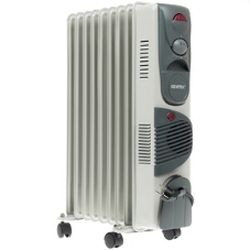 Обогреватель масляный Centek CT-6203-9 (9 секций) белый, 2400 Вт, 20 м2, 3 режима, термостат