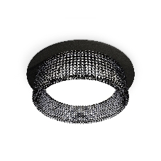 Комплект встраиваемого светильника Ambrella light XC8051031 SBK/BK черный песок/тонированный GX53 (C8051, N8484)