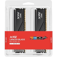 Оперативная память ADATA XPG Lancer Blade RGB, DDR5, 32GB (2x16GB), 6000 MHz, CL36, с радиатором, RGB, черный