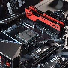 Оперативная память Patriot Viper Elite II, DDR4, 32GB (1x32 GB), 3600 MHz, CL20, DIMM, радиатор, красный, черный