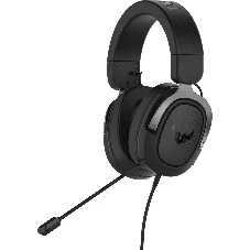 Гарнитура ASUS TUF Gaming H1 Wireless чёрный, беспроводная + проводная, USB/USB-C, до 15 ч, виртуальный 7.1, шумоподавление микрофона