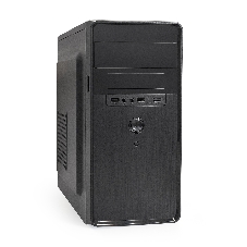 Компьютерный корпус Minitower ExeGate BA-309-UNS400 (mATX, БП UNS400 с вент. 12см, 2*USB, HD аудио, черный)