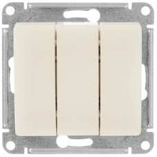 Механизм выключателя 3-кл. СП Glossa 10А IP20 10AX беж. SchE GSL000231