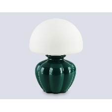 Настольная лампа Ambrella light LH53249 GN/WH зеленый/белый G9 max 28W D165*220