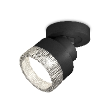 Светильник Ambrella Light XM8102040 SBK/CL черный песок/прозрачный GX53 (A2229, A2106, C8102, N8480)
