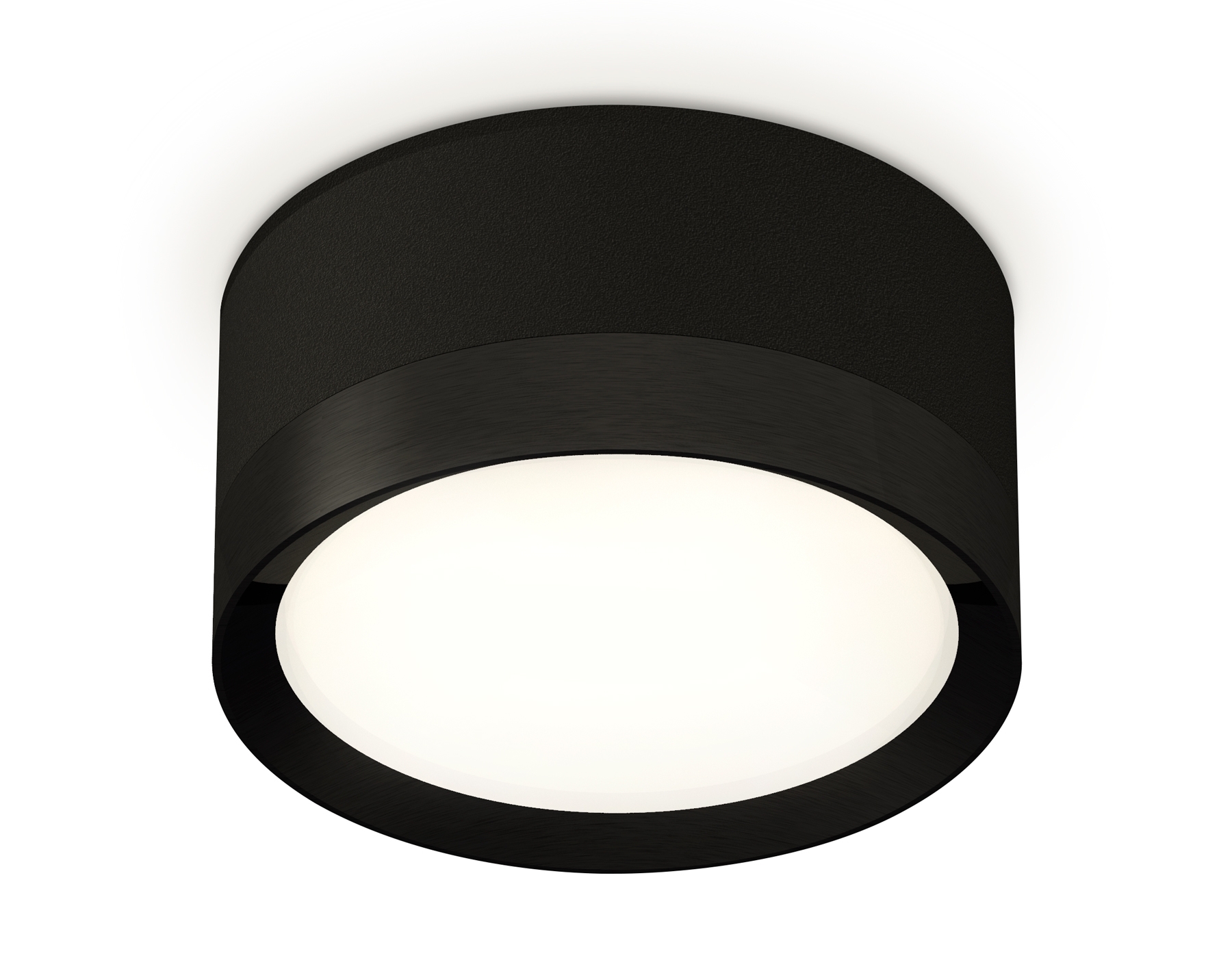 Светильник Ambrella Light XS8102002 SBK/PBK черный песок/черный полированный GX53 (C8102, N8113)