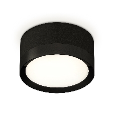 Светильник Ambrella Light XS8102002 SBK/PBK черный песок/черный полированный GX53 (C8102, N8113)