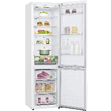 Холодильник LG GA-B509LQYL белый двухкамерный 277/107л морозилка снизу, No Frost