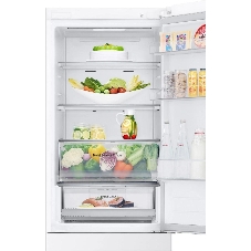 Холодильник LG GC-B459AQQW белый двухкамерный 234/110л морозилка снизу, No Frost