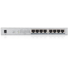 Коммутатор Zyxel GS1008HP Switch PoE +, 8xGE PoE +, tabletop, metal, silent, budget PoE 60 W