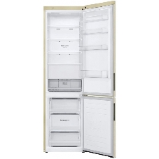 Холодильник LG GA-B509CECL бежевый, двухкамерный, 277/107л, морозилка снизу, No Frost