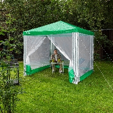 Тент садовый с москитной сеткой Camping Palisad 250х250/240 см