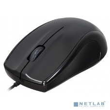 Мышь проводная Oklick 185M черный, 1200 dpi, USB, кнопки - 3