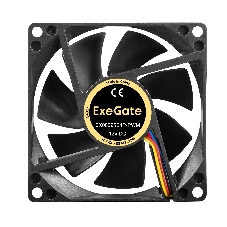 Вентилятор для корпуса ExeGate EX08025S4P-PWM черный, 80 мм, 2300 об/мин, 23 дБ, 4 pin
