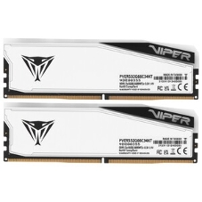 Оперативная память Patriot Viper Elite 5 TUF Gaming, DDR5, 32Gb (2x16 GB), 6000 MHz, CL36, DIMM, радиатор, RGB, белый