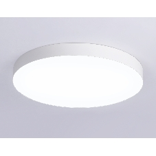 Потолочный светодиодный светильник Ambrella light FV5536 WH белый LED 90W 4200K D600*58 (Без ПДУ)