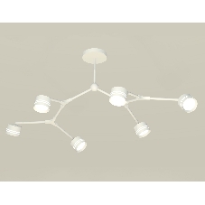 Светильник Ambrella light XB9055203/6 SWH/FR/CL белый песок/белый матовый/прозрачный GX53 (C9055, N8477)