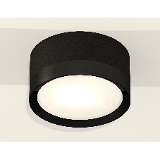 Светильник Ambrella Light XS8102002 SBK/PBK черный песок/черный полированный GX53 (C8102, N8113)